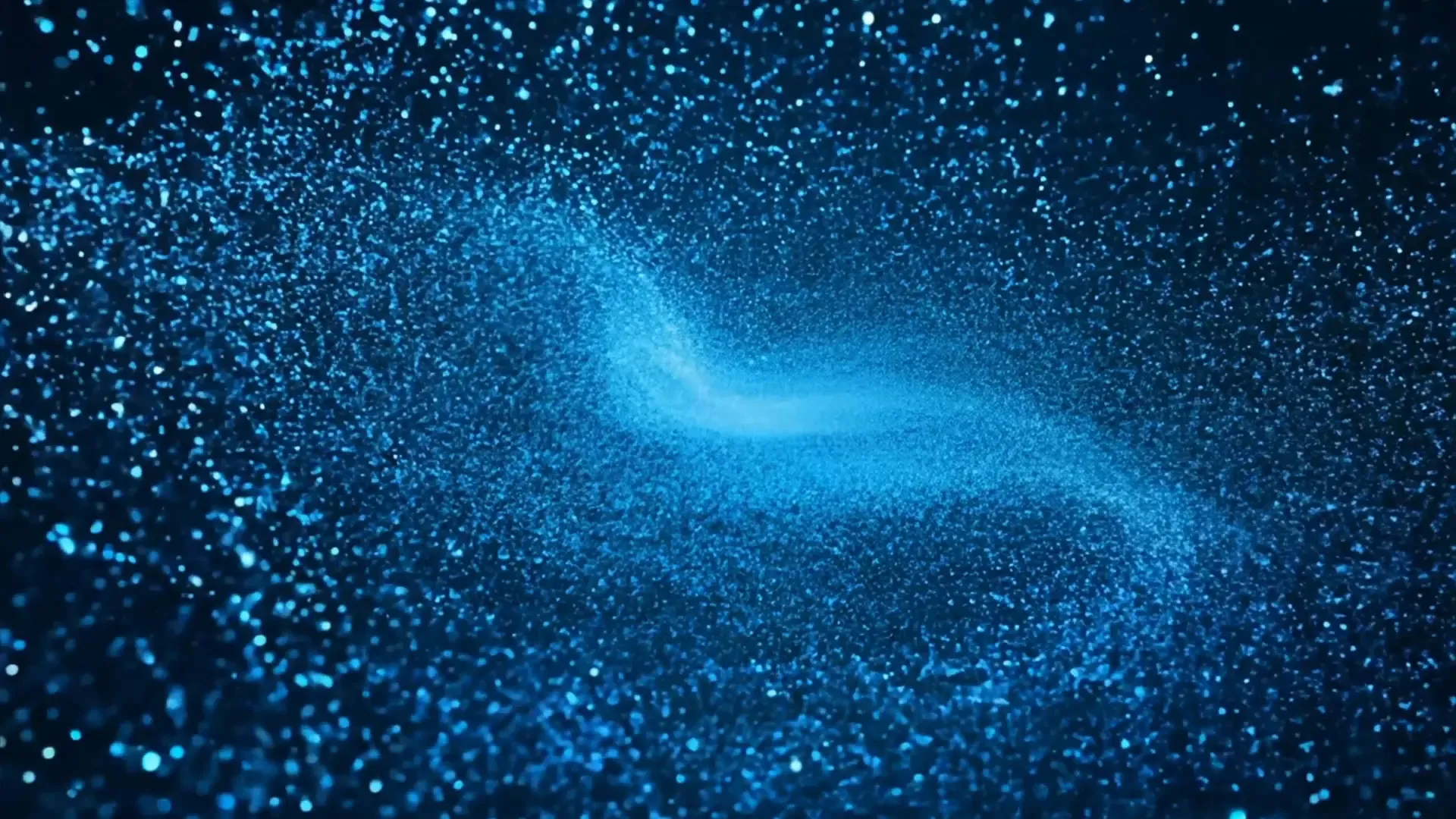 Blue Nebula Motion Stunning Overlay for Cosmic Themes